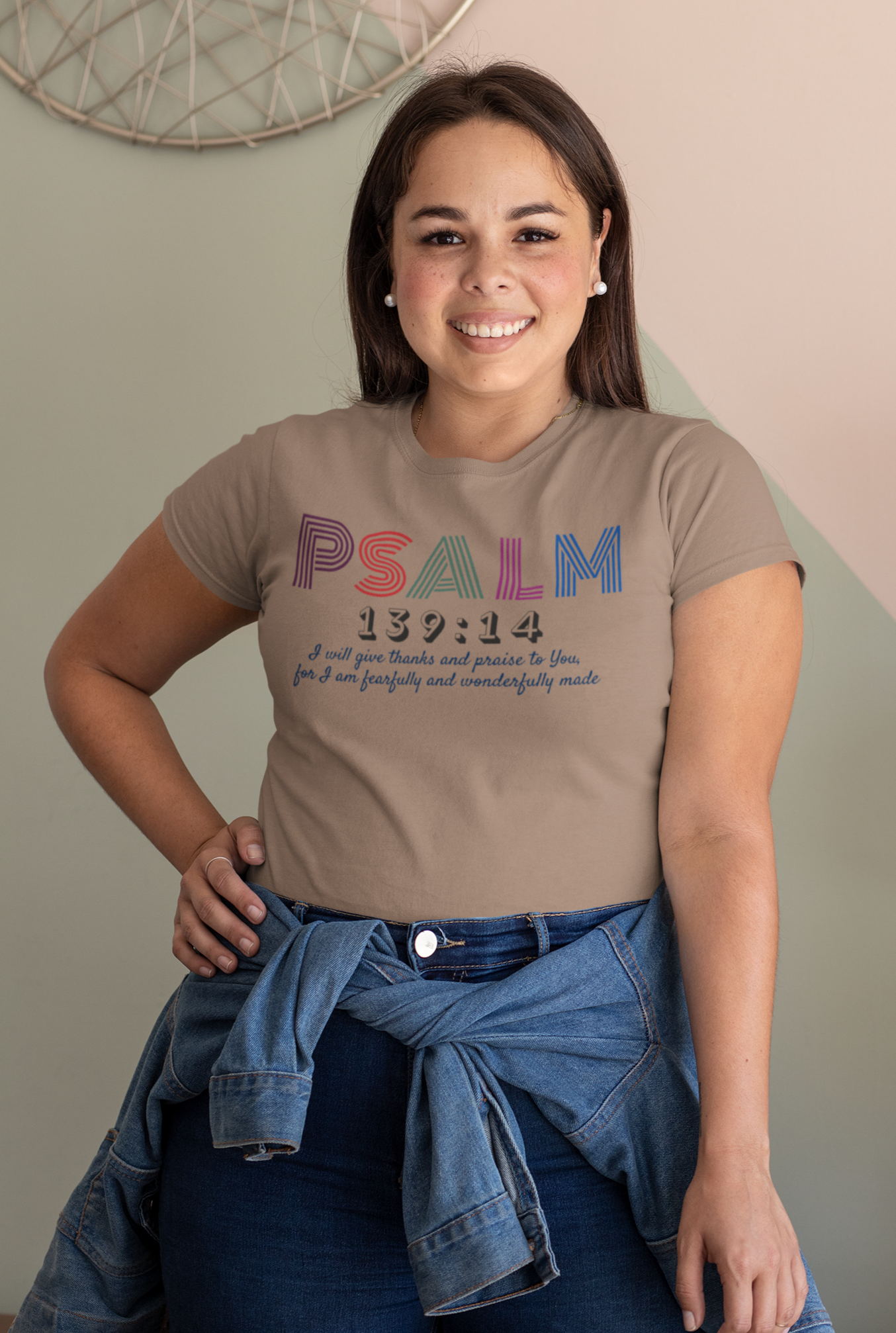 Psalm 139:14 High-Waisted Tee