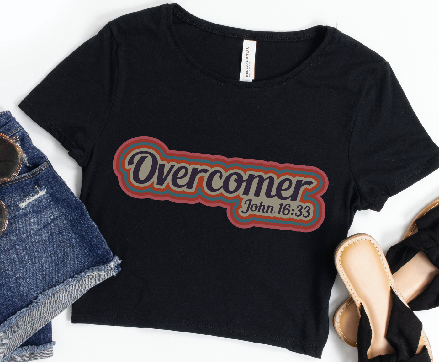 Overcomer Crop "Baby" Tee