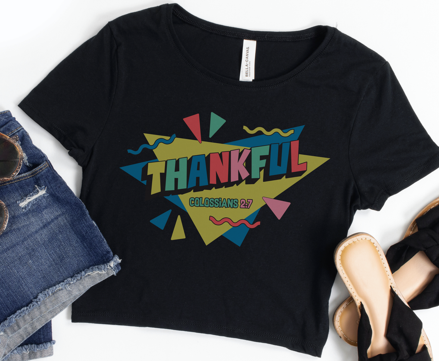 Thankful Crop "Baby" Tee