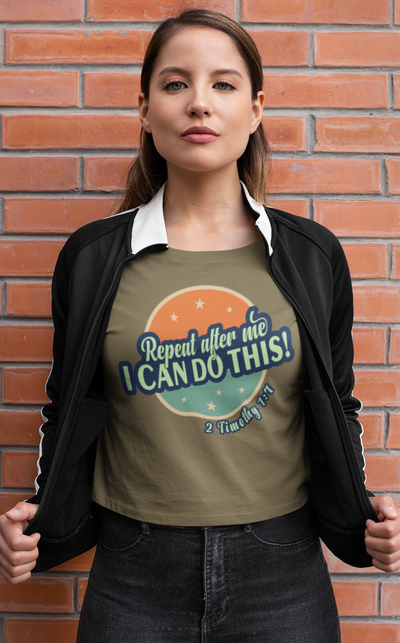 I Can Do This Crop "Baby" Tee