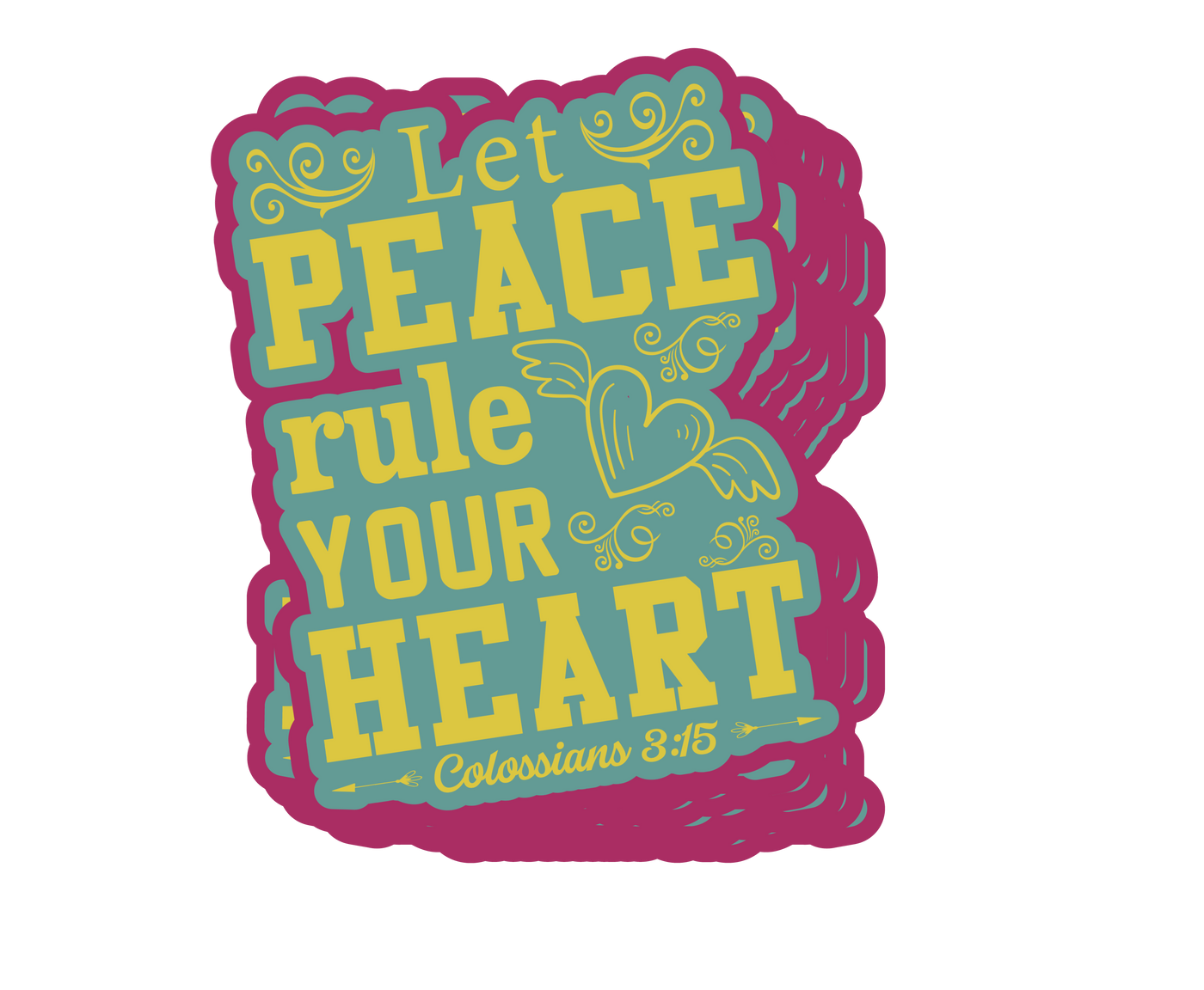 Let Peace Rule Your Heart in Lime