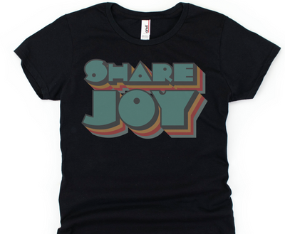 Share Joy Fitted Tee