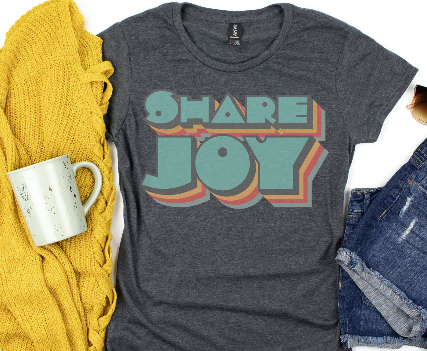 Share Joy Fitted Tee