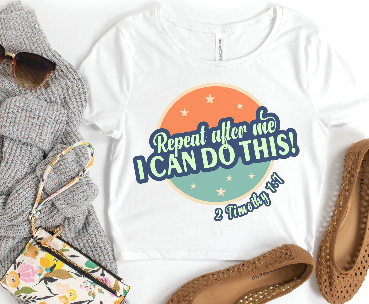 I Can Do This Crop "Baby" Tee