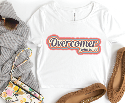 Overcomer Crop "Baby" Tee