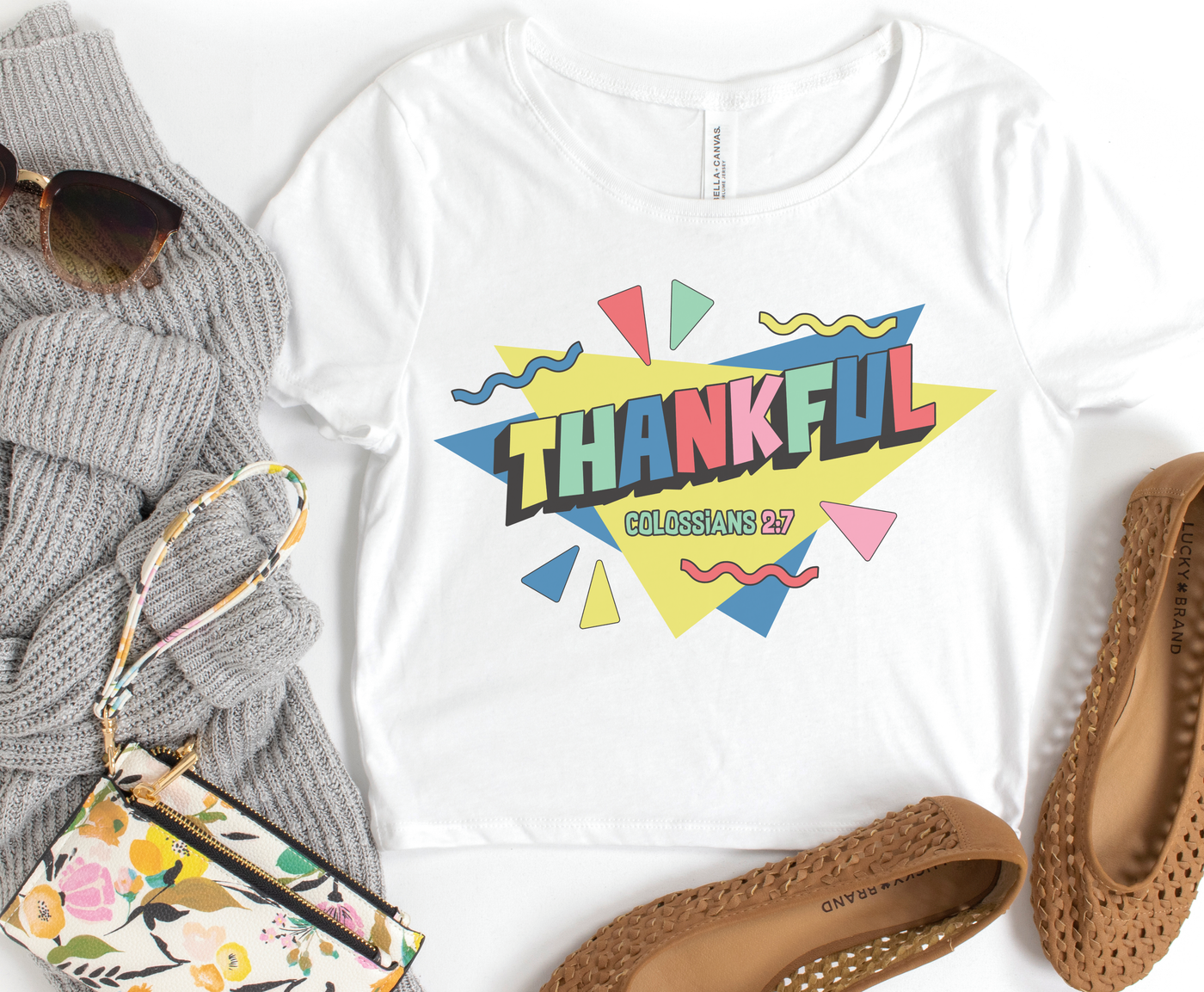 Thankful Crop "Baby" Tee